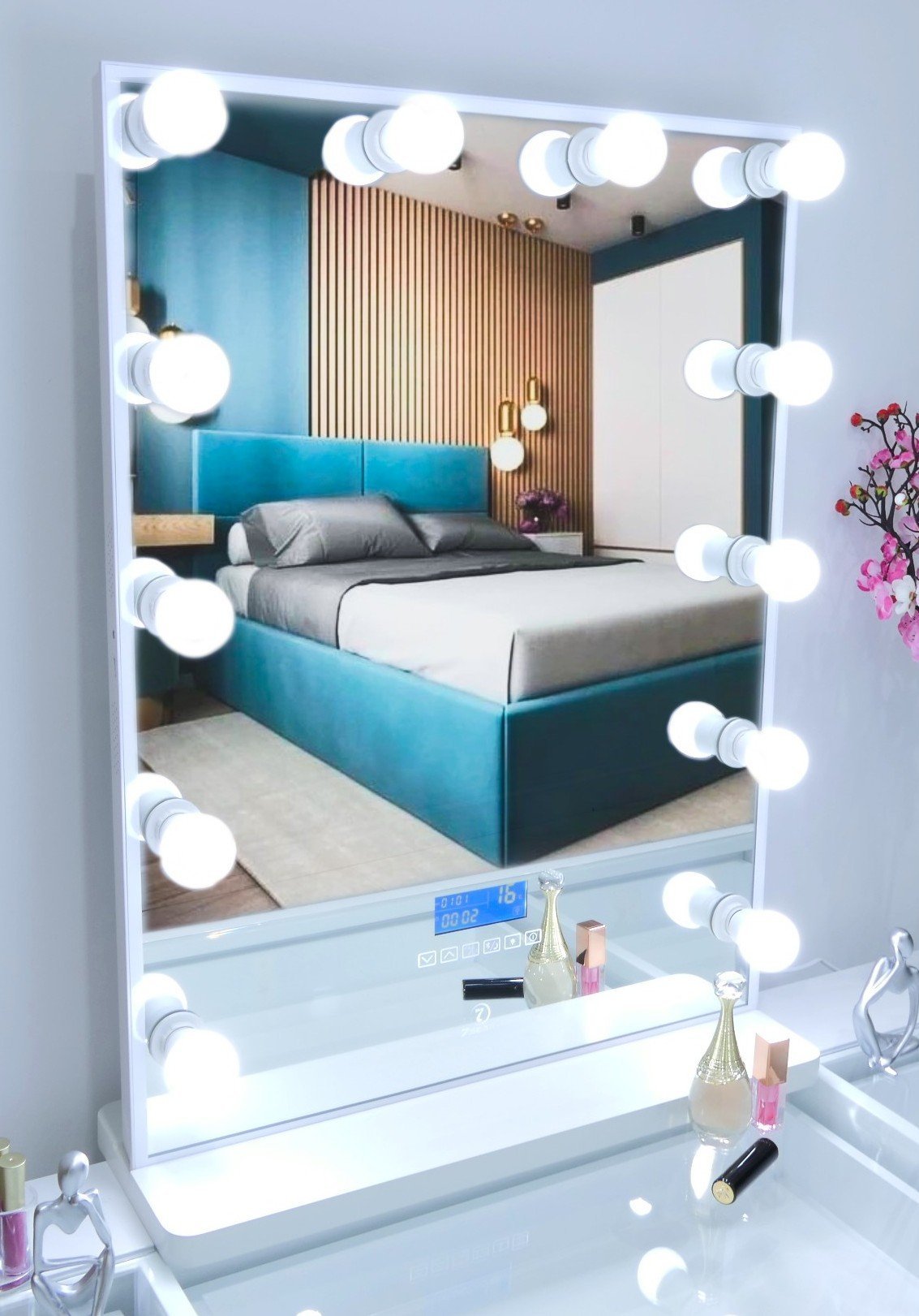 7Seas® – Luxury Hollywood Vanity Mirror &Amp; Dressing Table – Premium Led Lighting – Uk