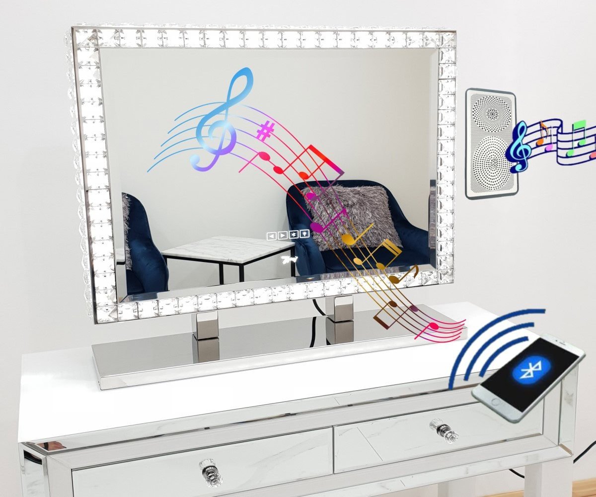 7Seas® – Luxury Hollywood Vanity Mirror &Amp; Dressing Table – Premium Led Lighting – Uk