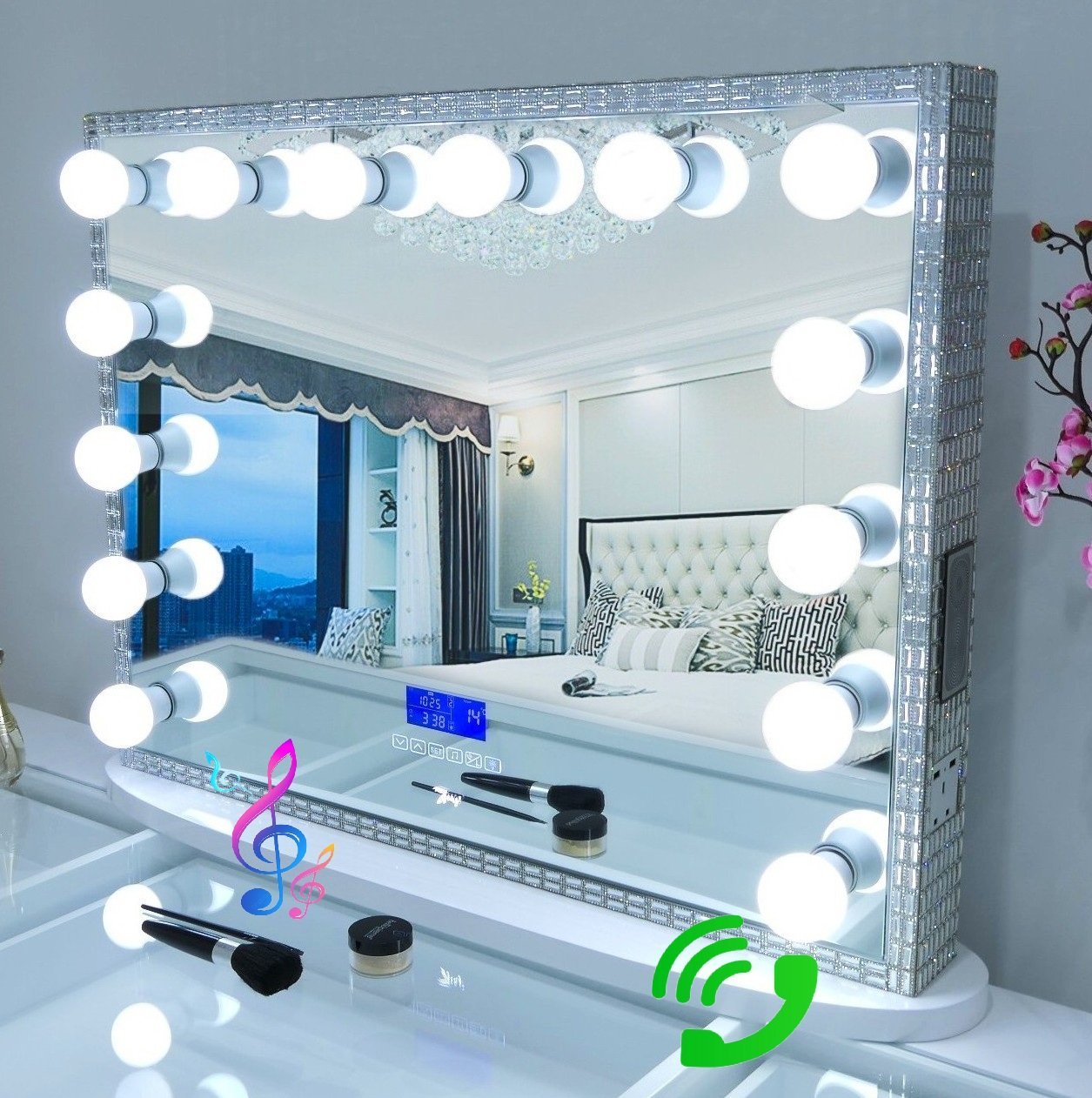 7Seas® – Luxury Hollywood Vanity Mirror &Amp;Amp; Dressing Table – Premium Led Lighting – Uk
