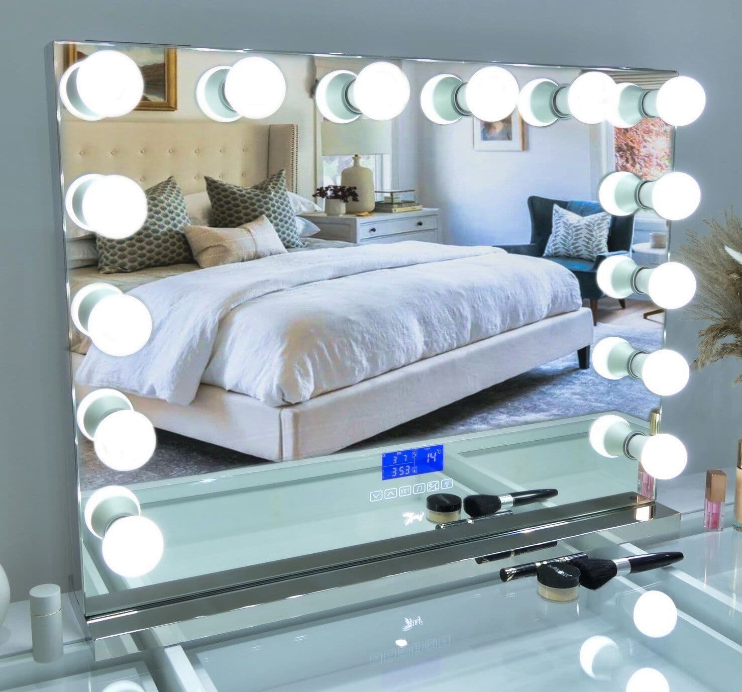 7Seas® – Luxury Hollywood Vanity Mirror &Amp; Dressing Table – Premium Led Lighting – Uk
