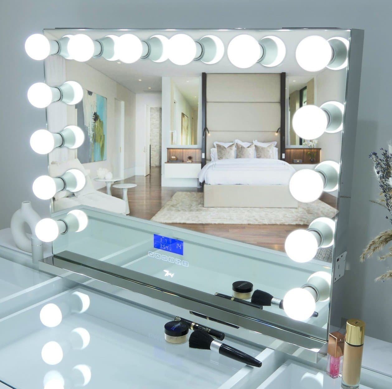 7Seas® – Luxury Hollywood Vanity Mirror &Amp; Dressing Table – Premium Led Lighting – Uk
