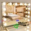 7Seas® – Luxury Hollywood Vanity Mirror &Amp; Dressing Table – Premium Led Lighting – Uk