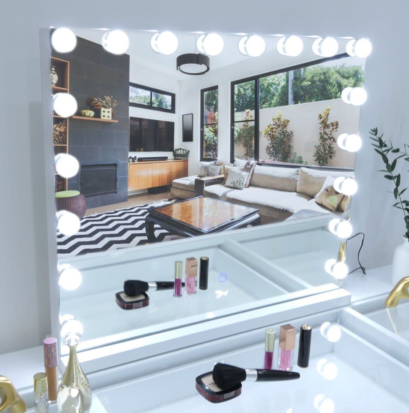 7Seas® – Luxury Hollywood Vanity Mirror &Amp; Dressing Table – Premium Led Lighting – Uk