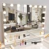 7Seas® – Luxury Hollywood Vanity Mirror &Amp; Dressing Table – Premium Led Lighting – Uk