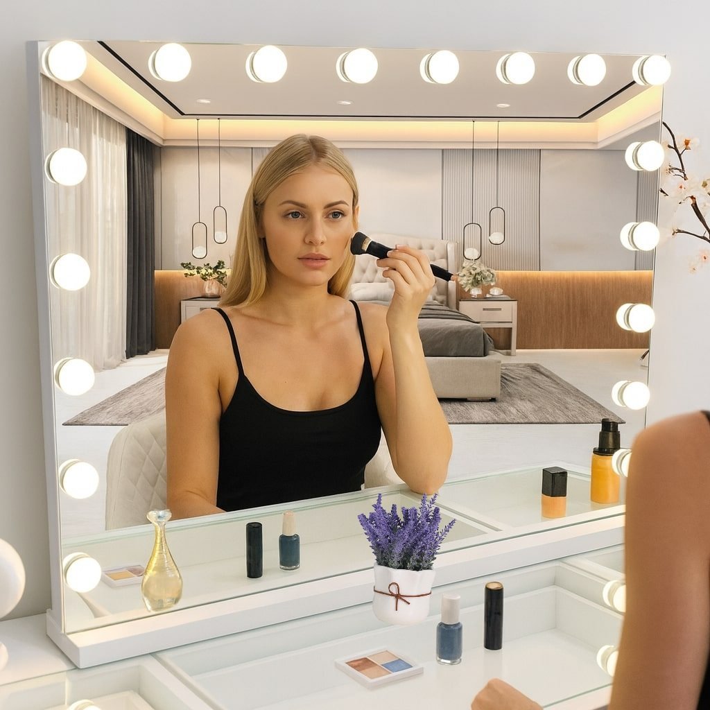 7Seas® – Luxury Hollywood Vanity Mirror &Amp;Amp; Dressing Table – Premium Led Lighting – Uk