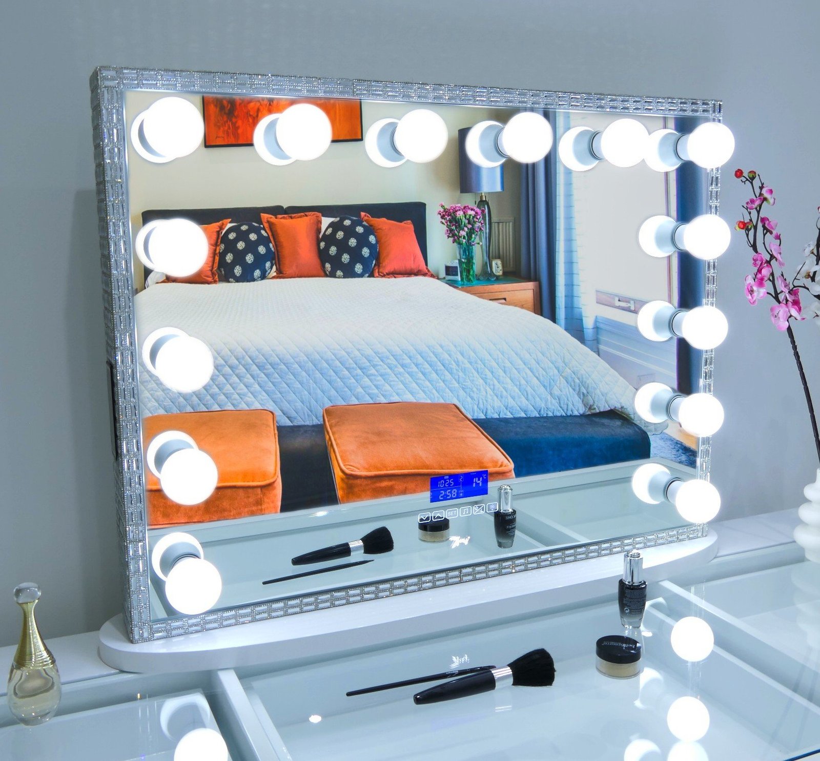 7Seas® – Luxury Hollywood Vanity Mirror &Amp; Dressing Table – Premium Led Lighting – Uk