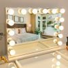 7Seas® – Luxury Hollywood Vanity Mirror &Amp; Dressing Table – Premium Led Lighting – Uk