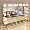 7Seas® – Luxury Hollywood Vanity Mirror &Amp; Dressing Table – Premium Led Lighting – Uk