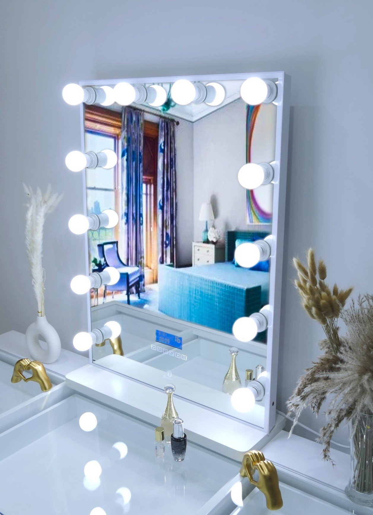 7Seas® – Luxury Hollywood Vanity Mirror &Amp; Dressing Table – Premium Led Lighting – Uk