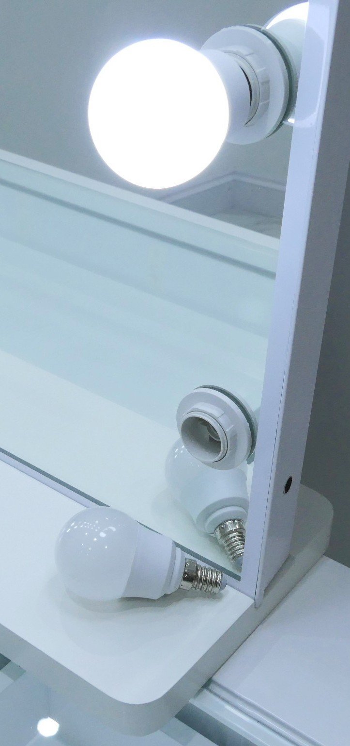 7Seas® – Luxury Hollywood Vanity Mirror &Amp; Dressing Table – Premium Led Lighting – Uk