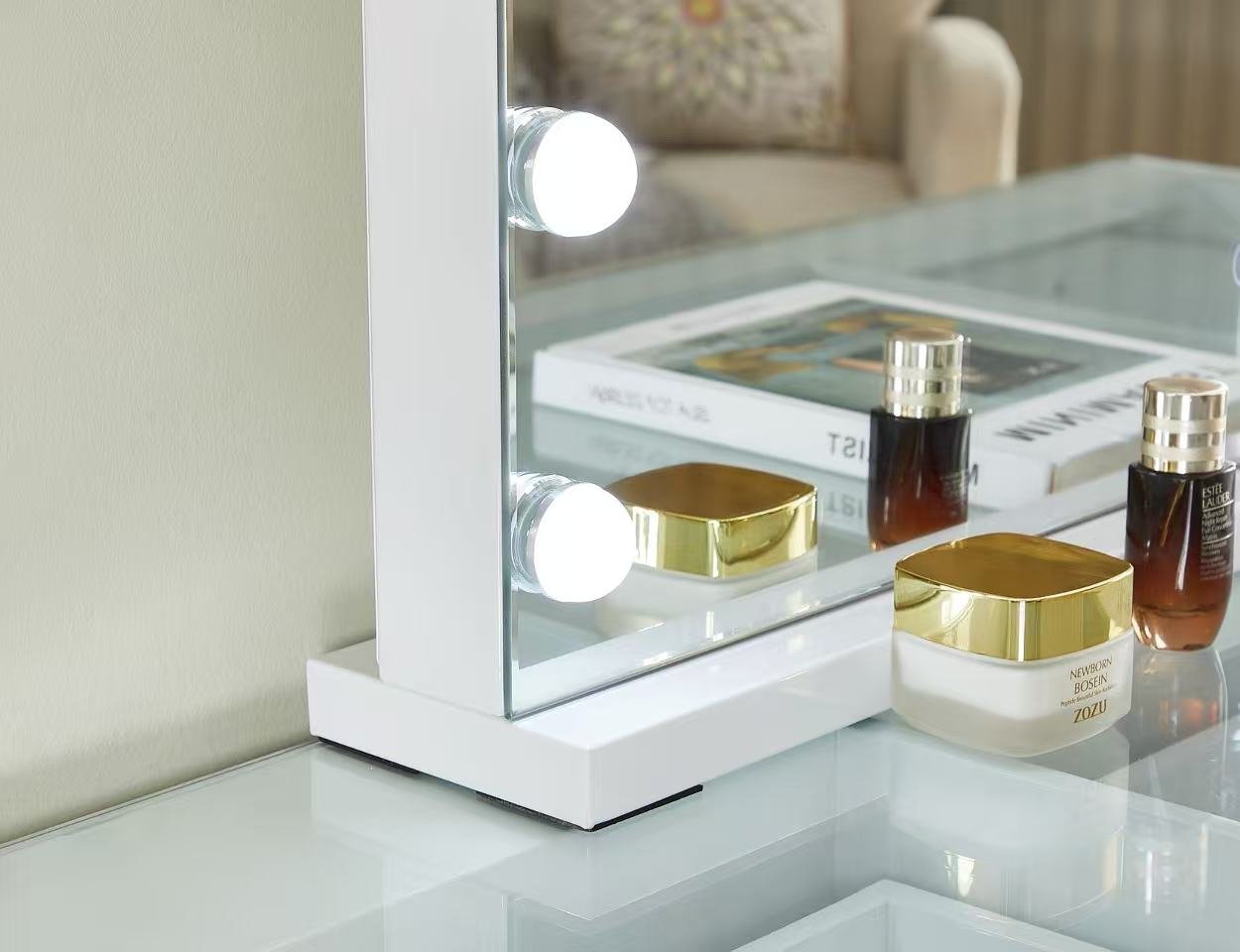7Seas® – Luxury Hollywood Vanity Mirror &Amp; Dressing Table – Premium Led Lighting – Uk