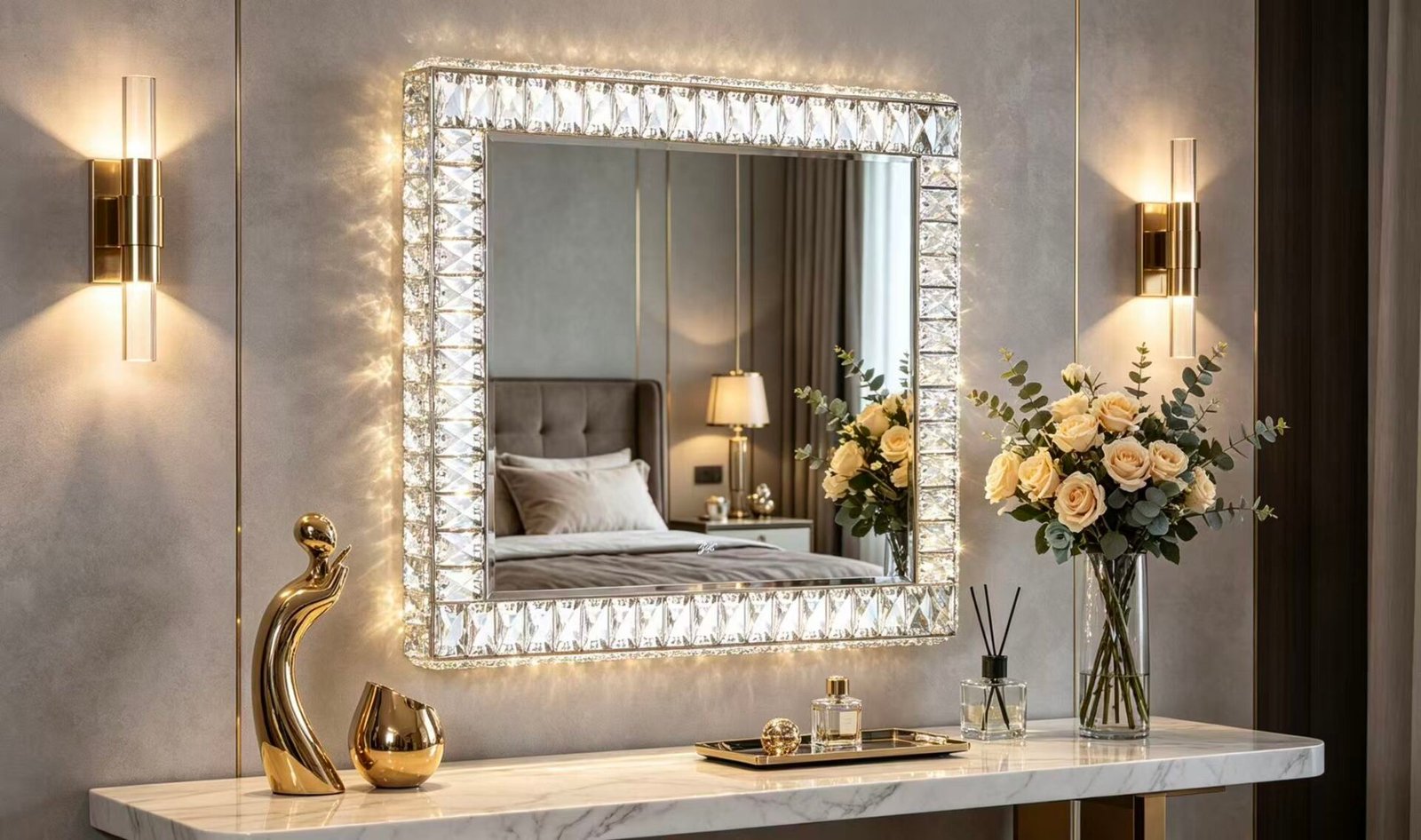 | 7Seas® Luxury Vanity Collection Uk 7Seas® – Luxury Hollywood Vanity Mirror &Amp; Dressing Table – Premium Led Lighting – Uk