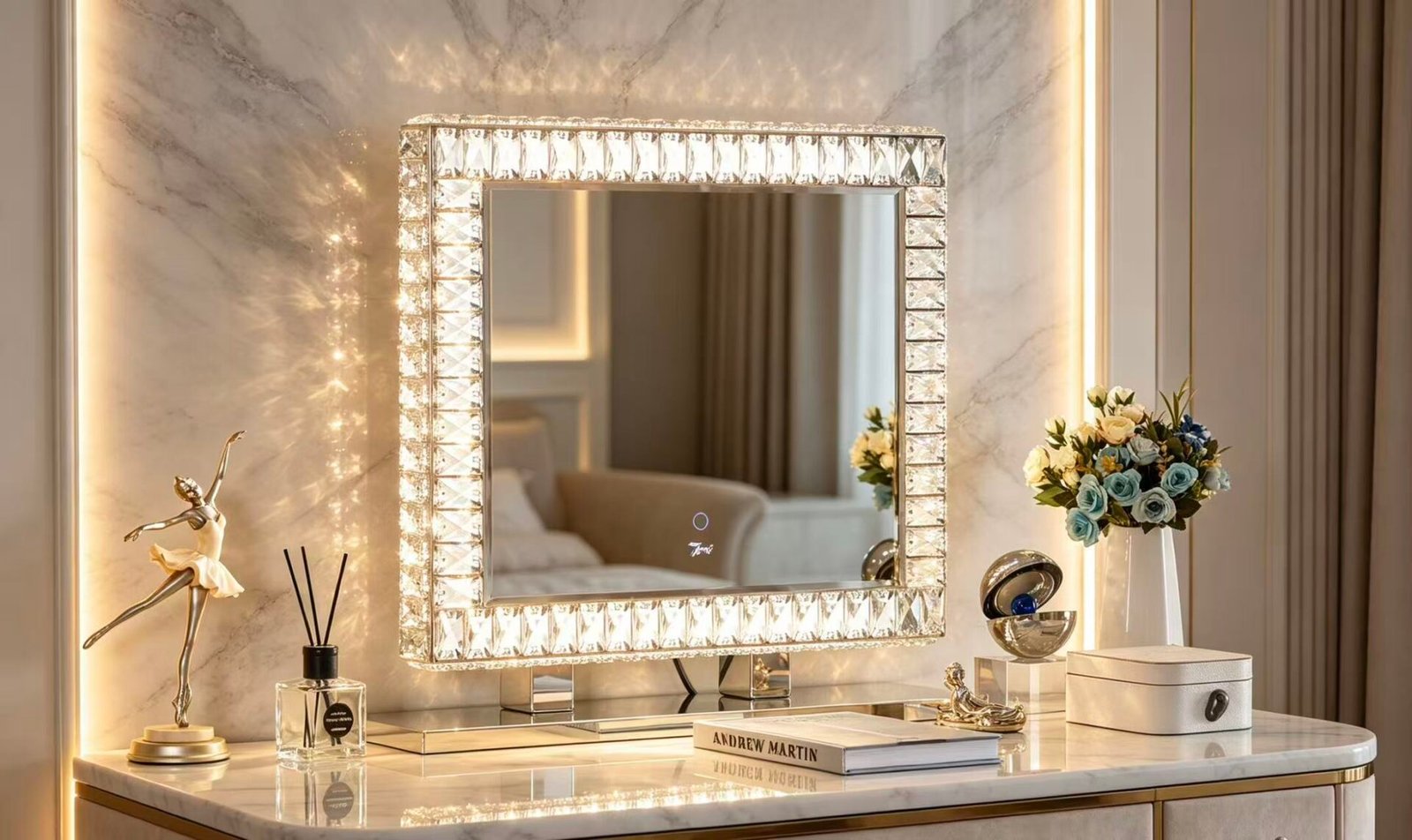 7Seas® – Luxury Hollywood Vanity Mirror &Amp;Amp; Dressing Table – Premium Led Lighting – Uk