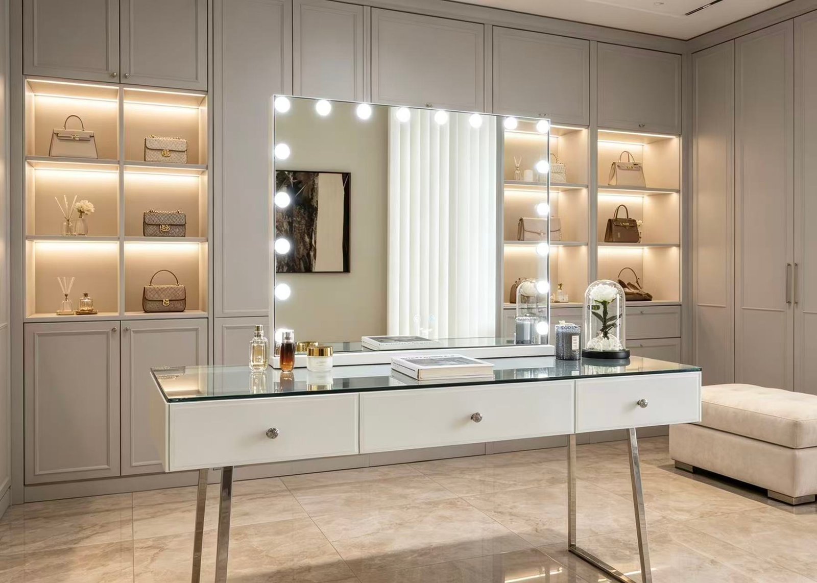 7Seas® – Luxury Hollywood Vanity Mirror &Amp;Amp; Dressing Table – Premium Led Lighting – Uk