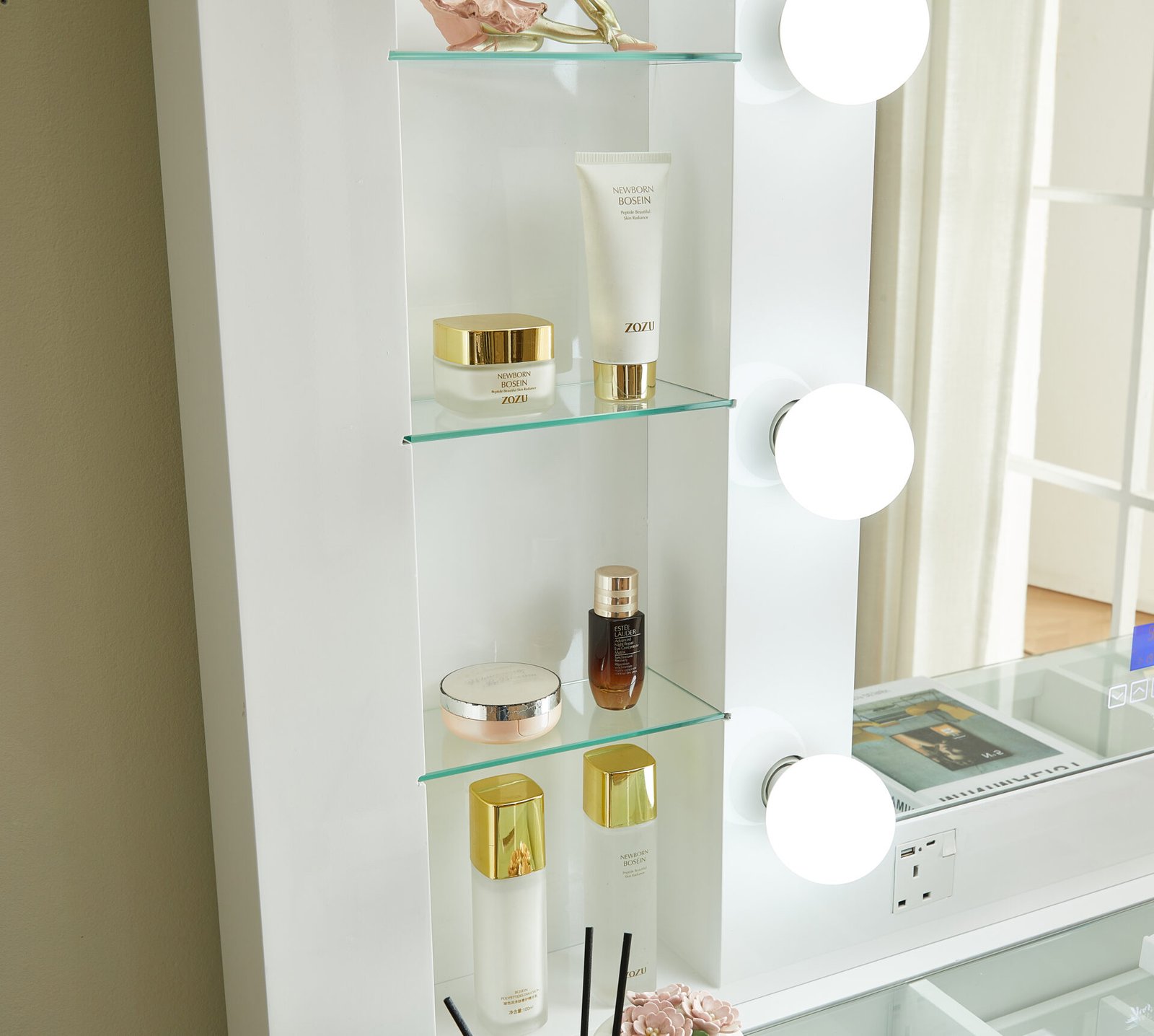 7Seas® – Luxury Hollywood Vanity Mirror &Amp; Dressing Table – Premium Led Lighting – Uk