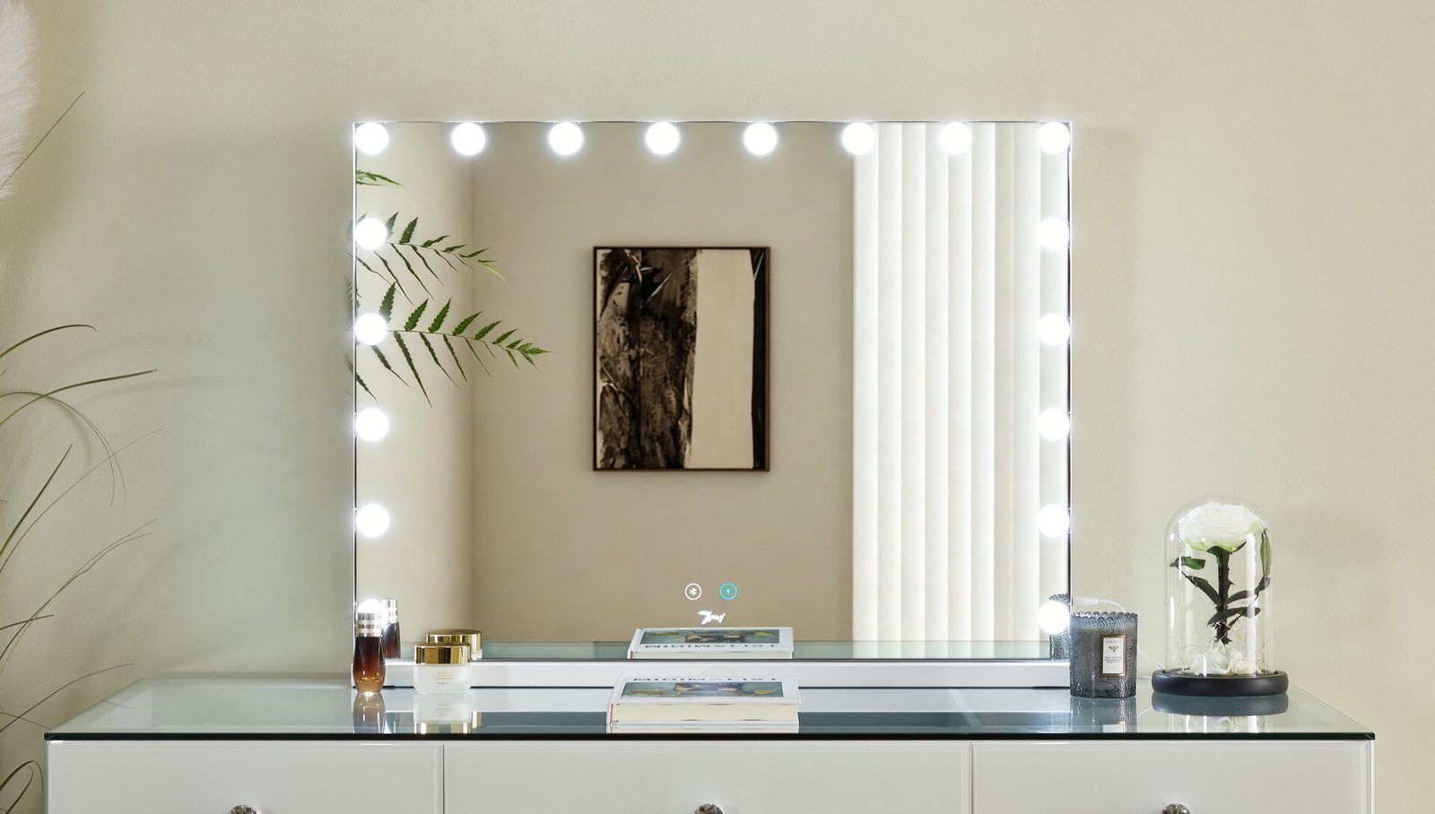 7Seas® – Luxury Hollywood Vanity Mirror &Amp; Dressing Table – Premium Led Lighting – Uk
