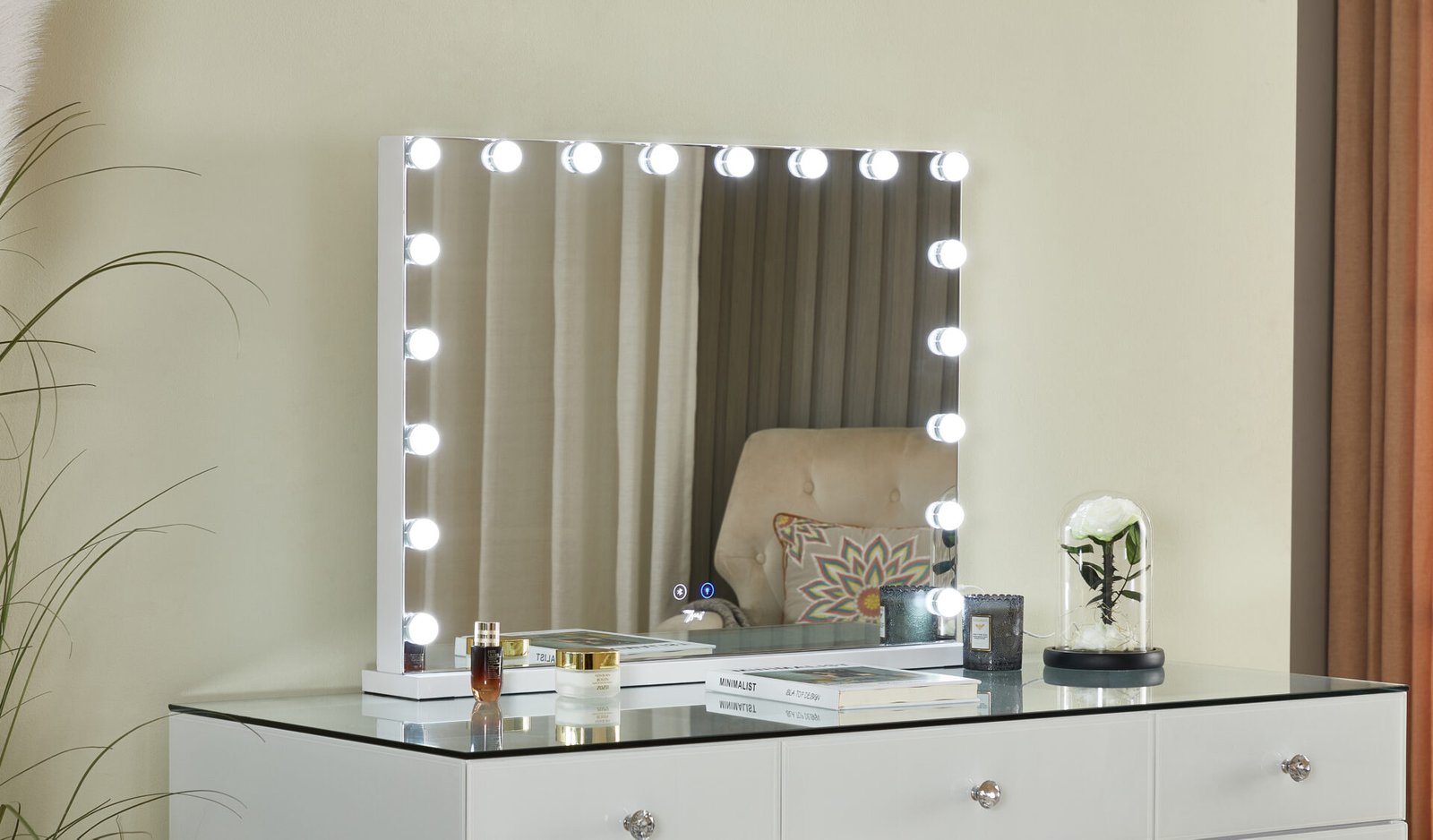 7Seas® – Luxury Hollywood Vanity Mirror &Amp; Dressing Table – Premium Led Lighting – Uk