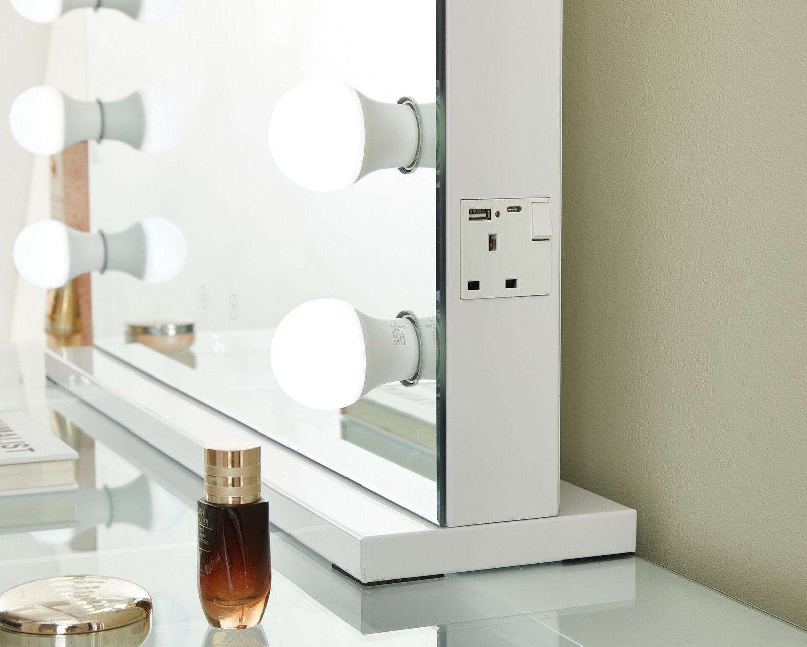 7Seas® – Luxury Hollywood Vanity Mirror &Amp; Dressing Table – Premium Led Lighting – Uk