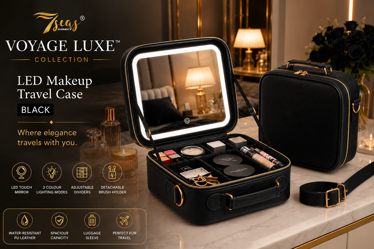 | 7Seas® Luxury Vanity Collection Uk 7Seas® – Luxury Hollywood Vanity Mirror &Amp; Dressing Table – Premium Led Lighting – Uk