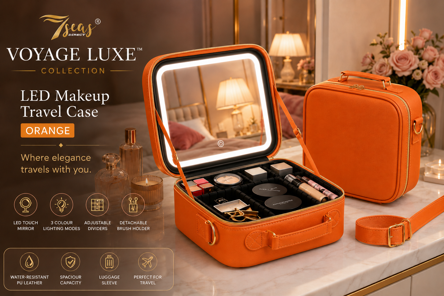 | 7Seas® Luxury Vanity Collection Uk 7Seas® – Luxury Hollywood Vanity Mirror &Amp; Dressing Table – Premium Led Lighting – Uk