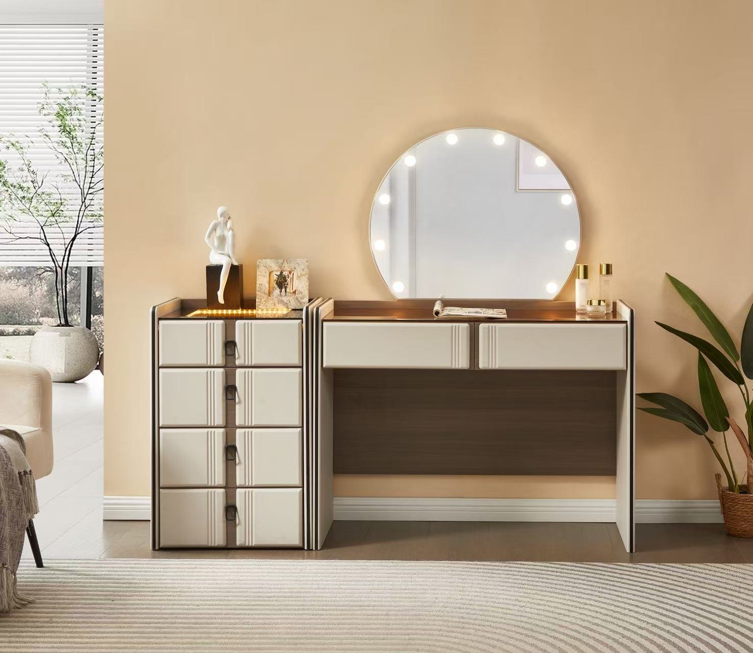 7Seas® – Luxury Hollywood Vanity Mirror &Amp;Amp; Dressing Table – Premium Led Lighting – Uk
