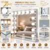 7Seas® – Luxury Hollywood Vanity Mirror &Amp; Dressing Table – Premium Led Lighting – Uk