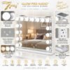 7Seas® – Luxury Hollywood Vanity Mirror &Amp; Dressing Table – Premium Led Lighting – Uk
