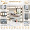7Seas® – Luxury Hollywood Vanity Mirror &Amp; Dressing Table – Premium Led Lighting – Uk