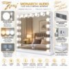 7Seas® – Luxury Hollywood Vanity Mirror &Amp; Dressing Table – Premium Led Lighting – Uk
