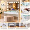 7Seas® – Luxury Hollywood Vanity Mirror &Amp; Dressing Table – Premium Led Lighting – Uk