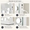 7Seas® – Luxury Hollywood Vanity Mirror &Amp; Dressing Table – Premium Led Lighting – Uk