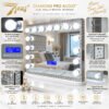 7Seas® – Luxury Hollywood Vanity Mirror &Amp; Dressing Table – Premium Led Lighting – Uk