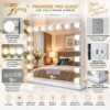7Seas® – Luxury Hollywood Vanity Mirror &Amp; Dressing Table – Premium Led Lighting – Uk