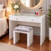 7Seas® – Luxury Hollywood Vanity Mirror &Amp; Dressing Table – Premium Led Lighting – Uk