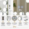 7Seas® – Luxury Hollywood Vanity Mirror &Amp; Dressing Table – Premium Led Lighting – Uk