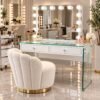 7Seas® – Luxury Hollywood Vanity Mirror &Amp; Dressing Table – Premium Led Lighting – Uk