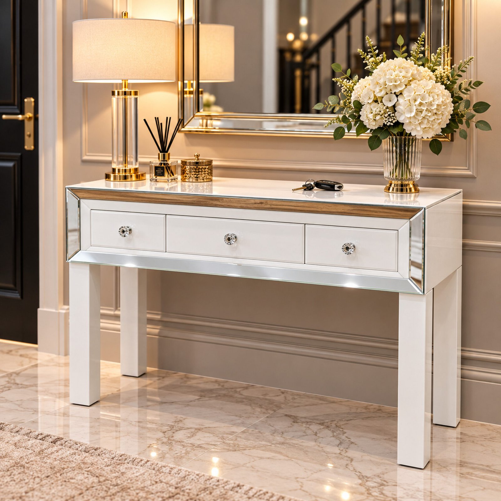 7Seas® – Luxury Hollywood Vanity Mirror &Amp; Dressing Table – Premium Led Lighting – Uk