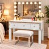 7Seas® – Luxury Hollywood Vanity Mirror &Amp; Dressing Table – Premium Led Lighting – Uk